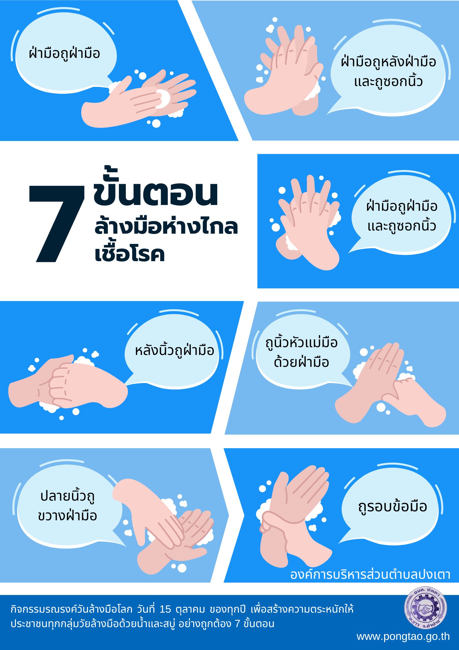 กิจกรรมรณรงค์วันยล้างมือโลก