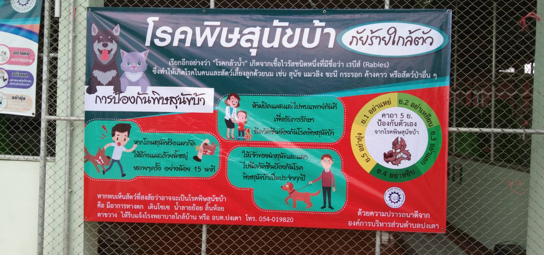 ภาพประกอบ: กิจกรรมรณรงค์ประชาสัมพันธ์โรคติดต่อ